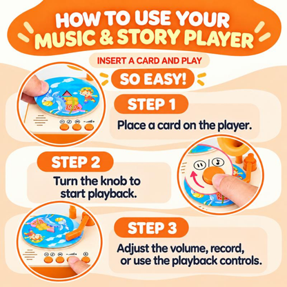 Mini Phonograph for Kids